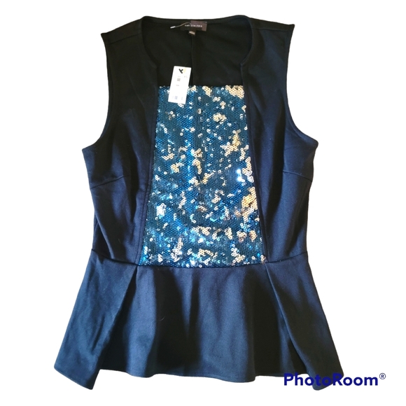The Limited Tops - 💥THE LIMITED, NEW WITH TAG💥 XTRA SMALL, SEQUIN DRESSY BLOUSE 👚 ♥️! BEAUTIFUL!